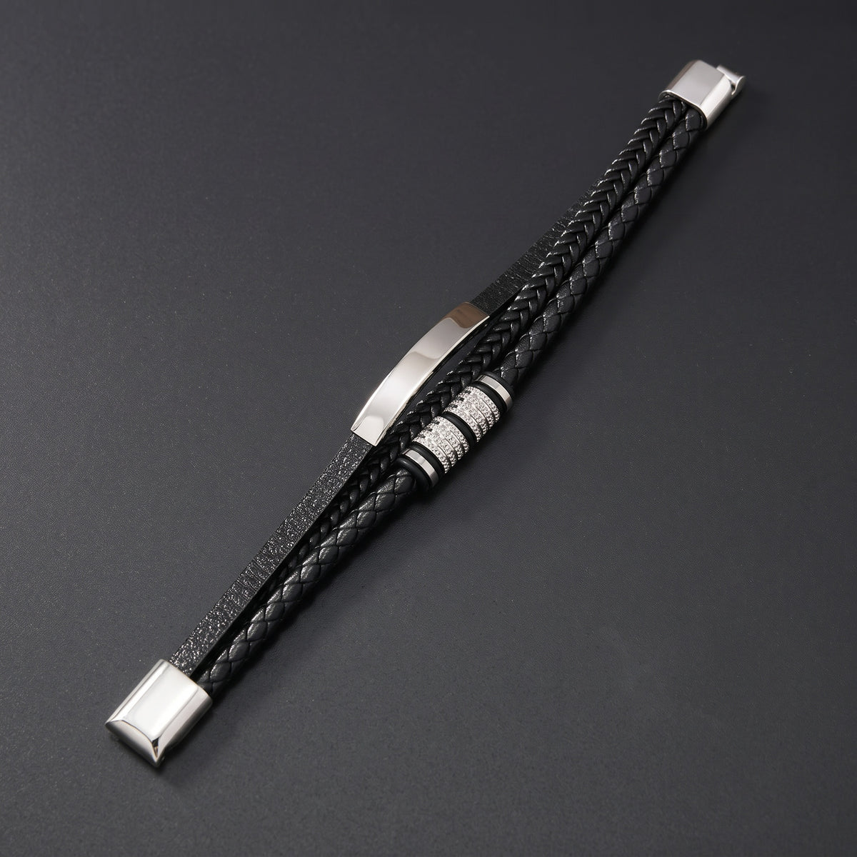 The Unspoken Bracelet laid flat, full length